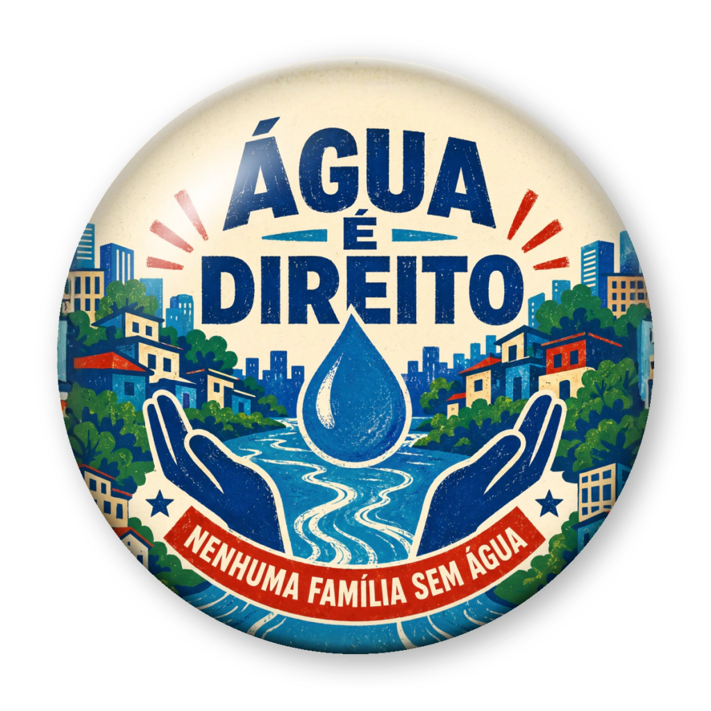 Broche Água é Direito