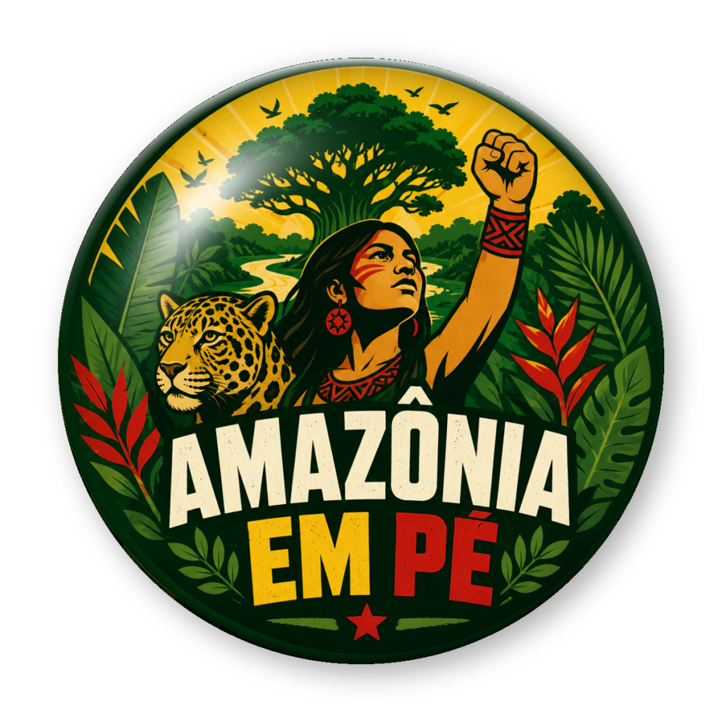 Broche Amazônia em Pé