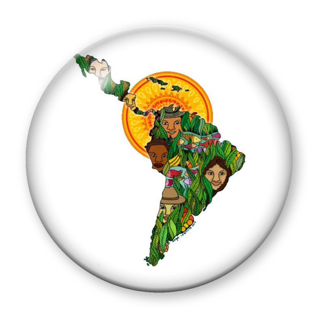 Broche América Latina Unida