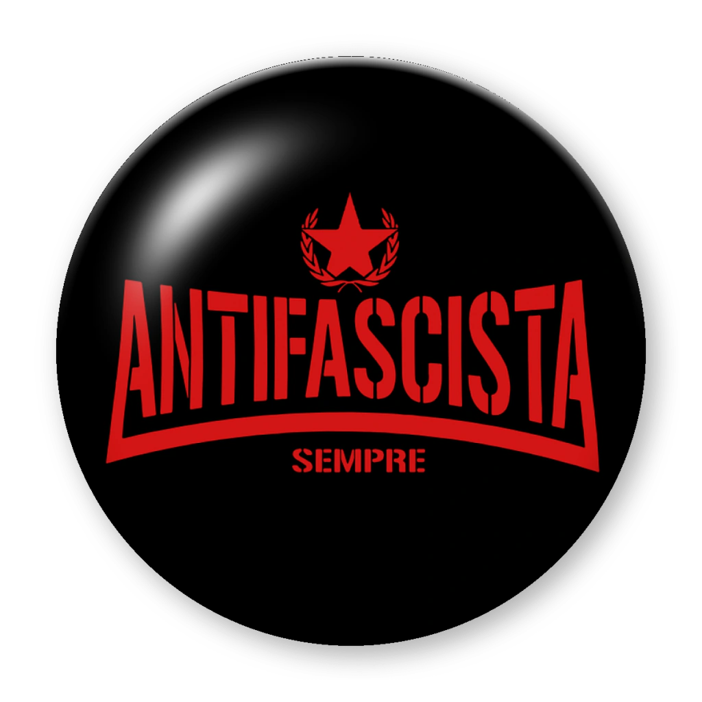 Broche Antifascista Sempre (estrela)
