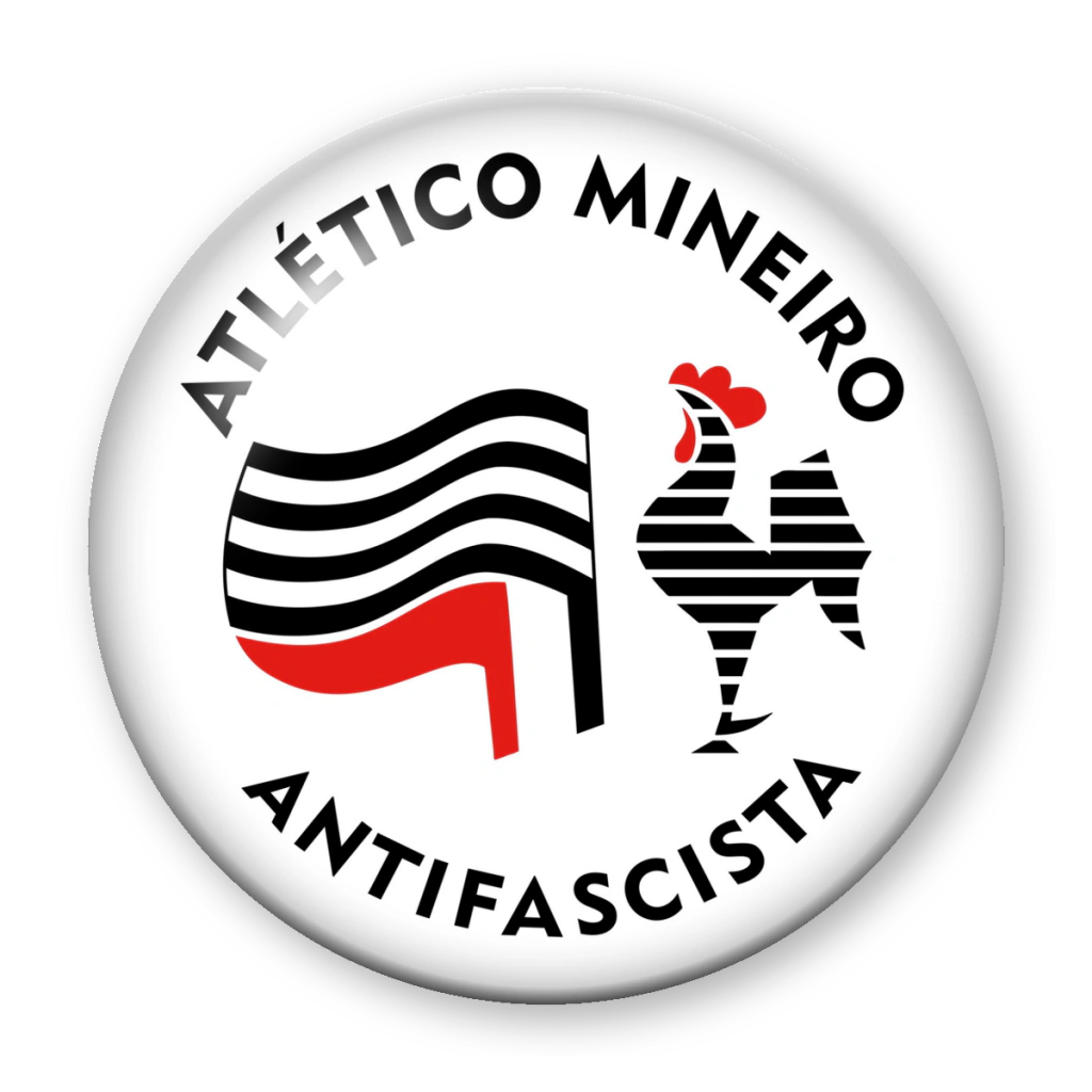 Broche Atlético Mineiro Antifascista