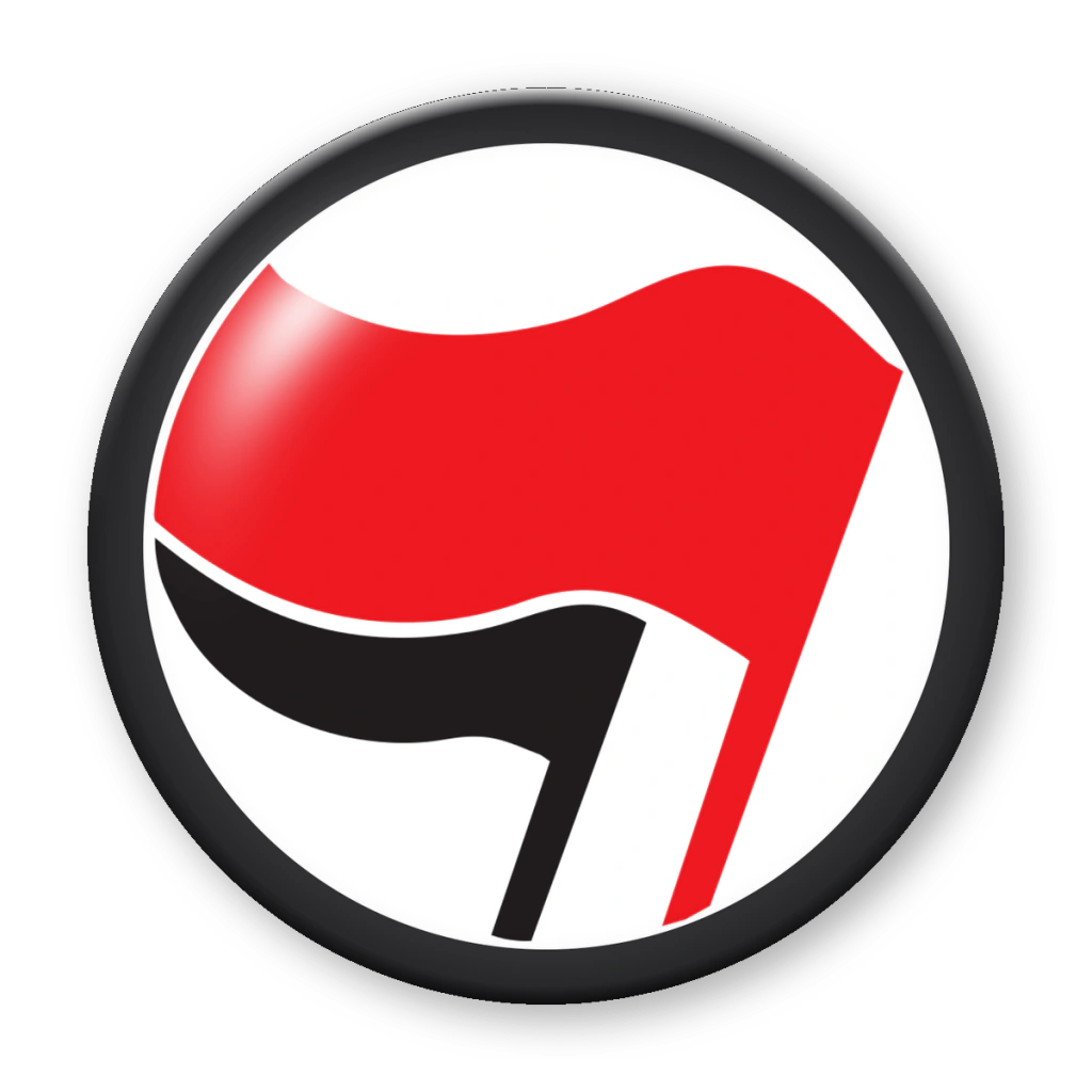 Broche Bandeira Antifa