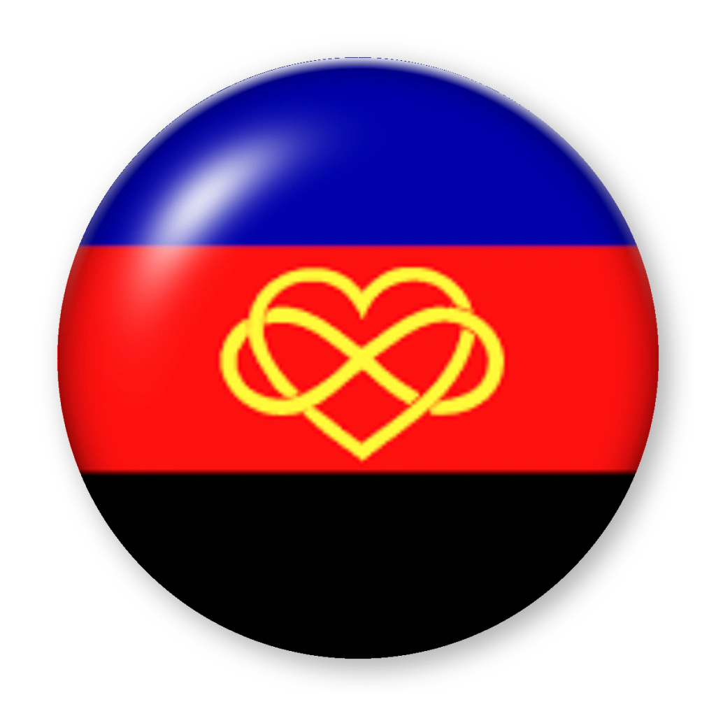 Broche Bandeira Poliamor