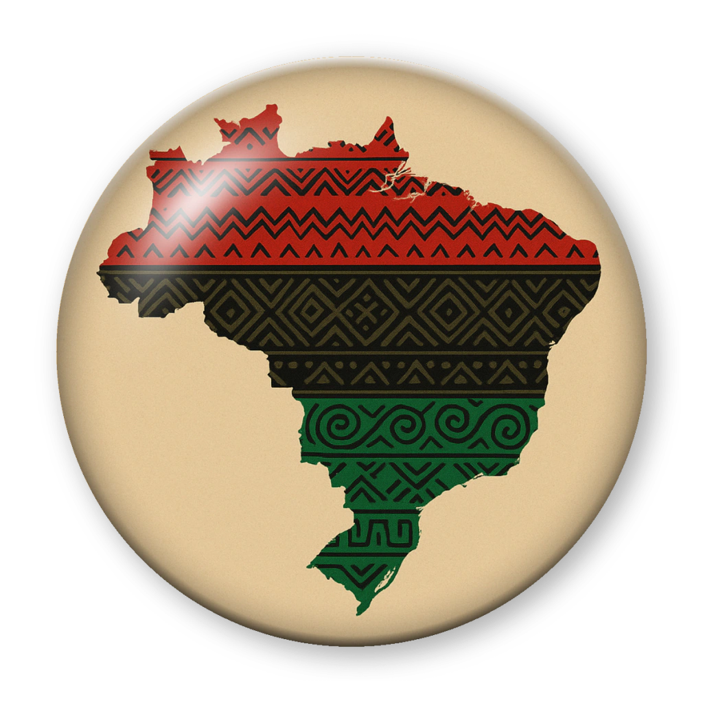 Broche Brasil Pan-Africano