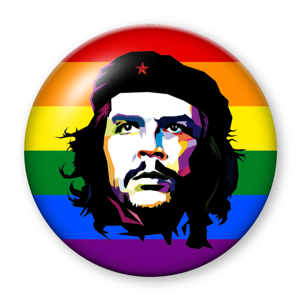 Broche Che Guevara (arco-íris)