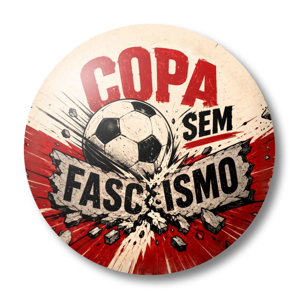Broche Copa Sem Fascismo