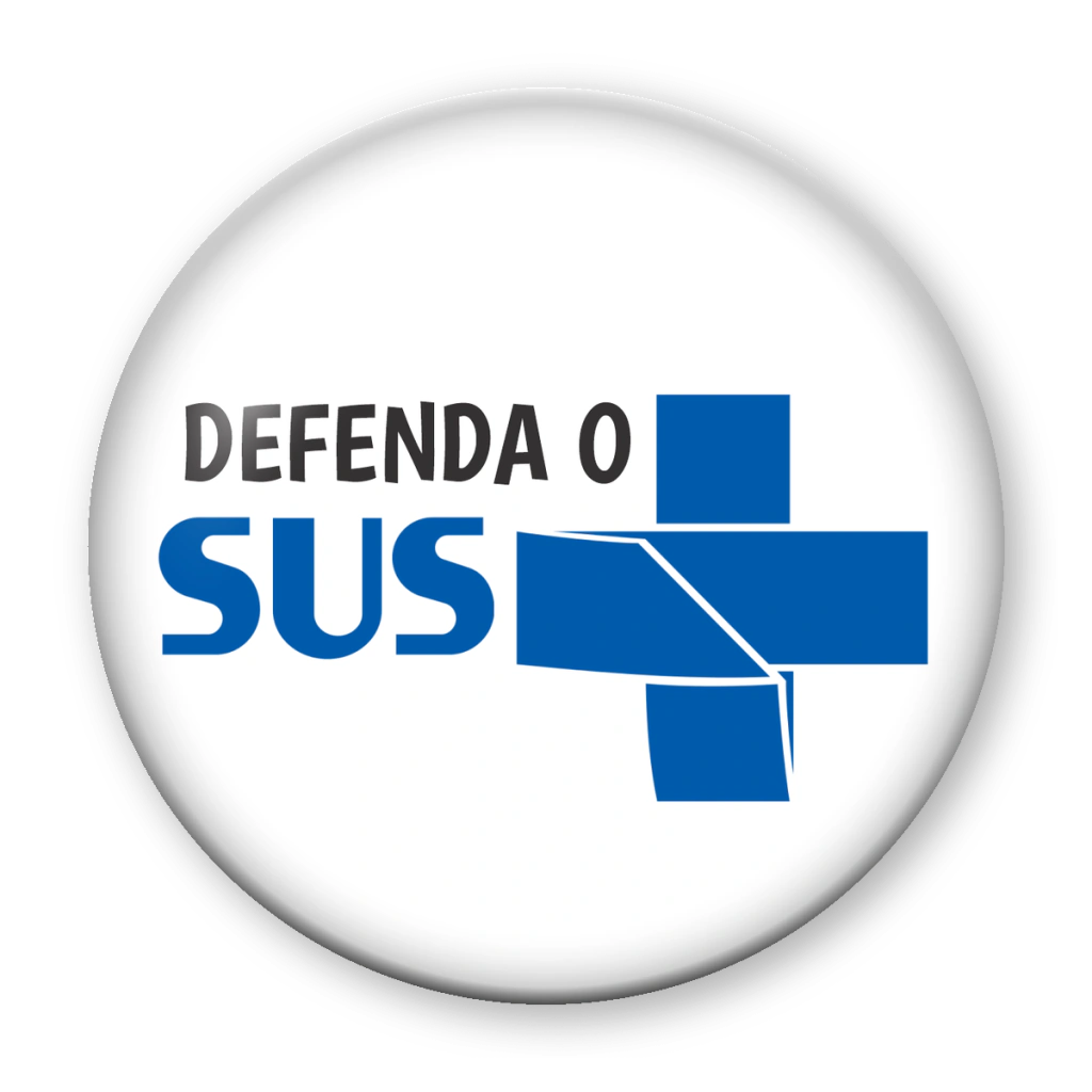 Broche Defenda o SUS