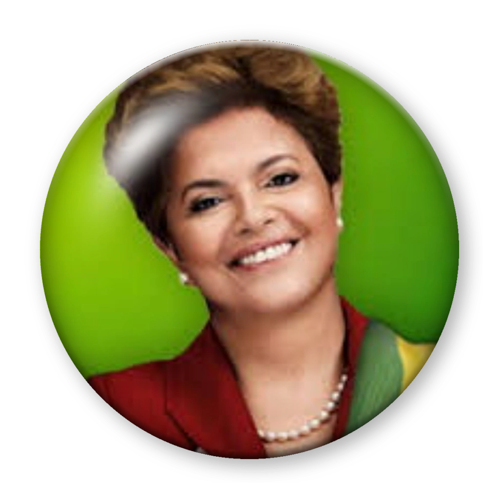 Broche Dilma Rousseff