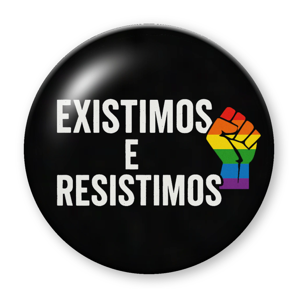 Broche Existimos e Resistimos (punho)