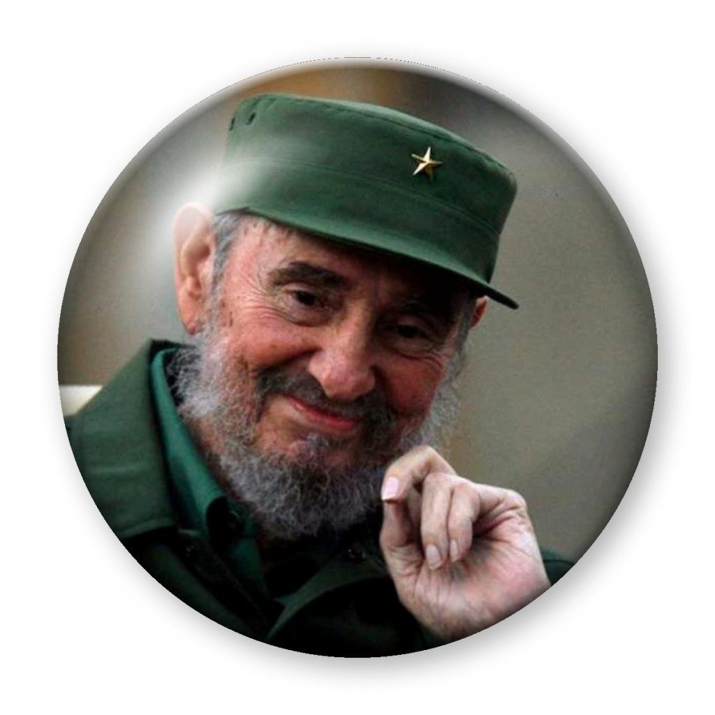 Broche Fidel Castro (sorriso)