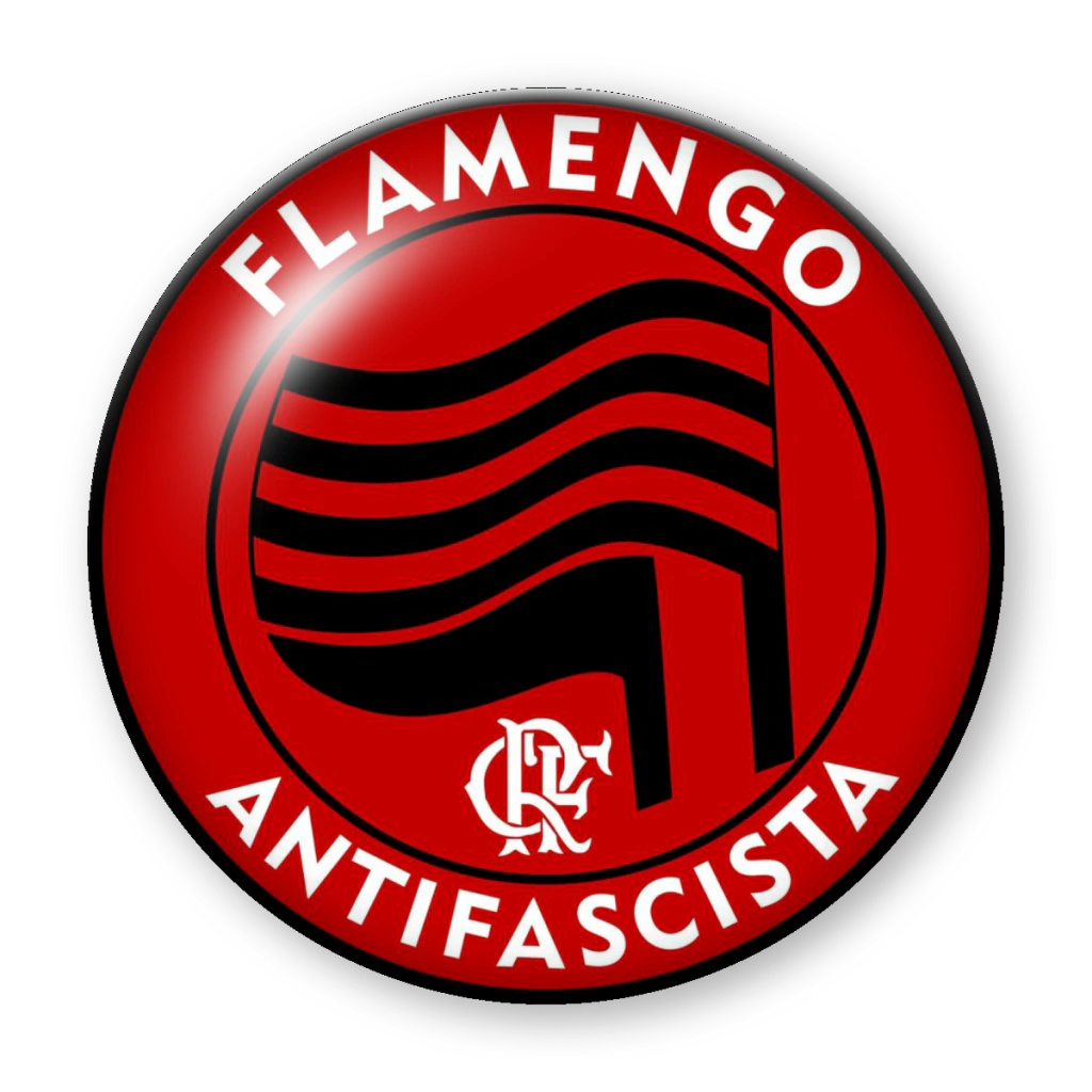 Broche Flamengo Antifascista