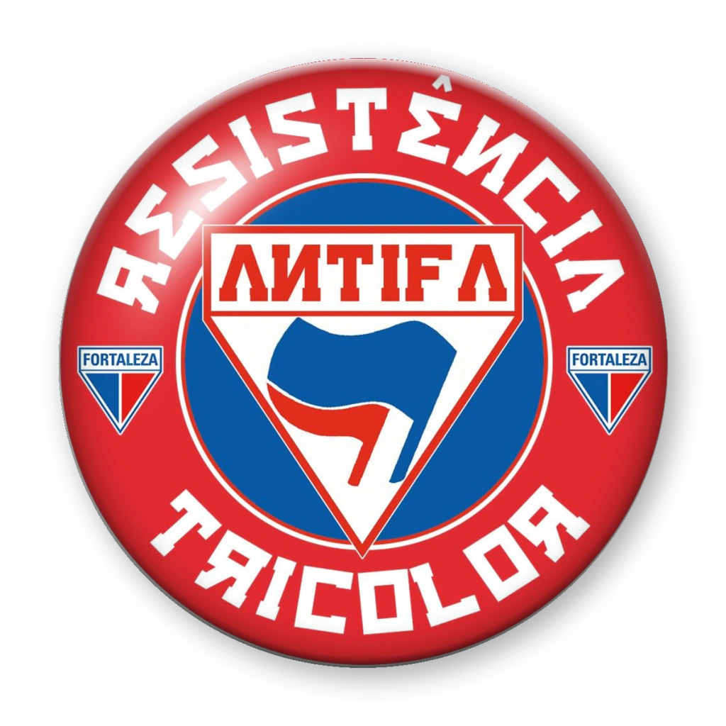 Broche Fortaleza Antifa (Resistência Tricolor)