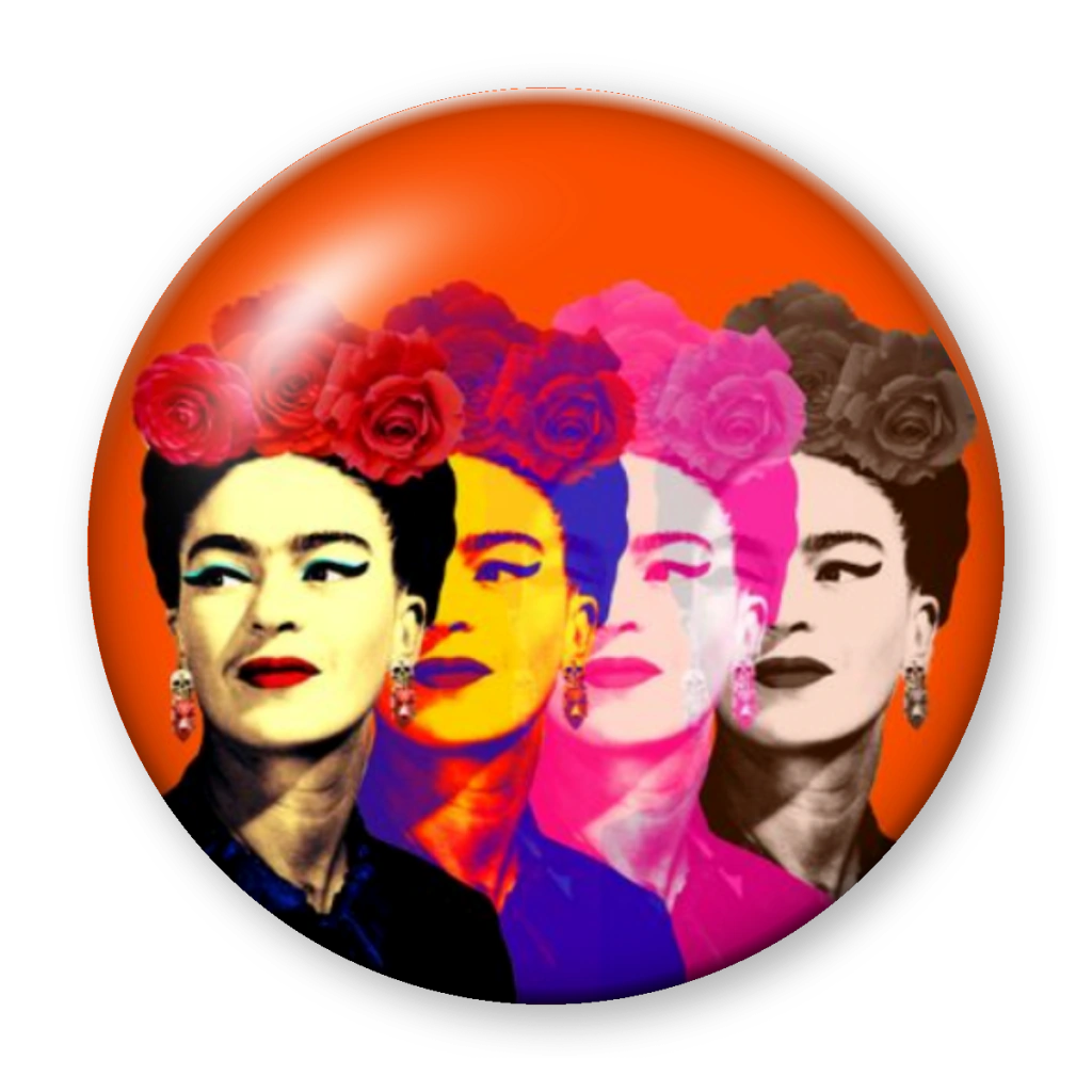 Broche Frida Kahlo (pop art)