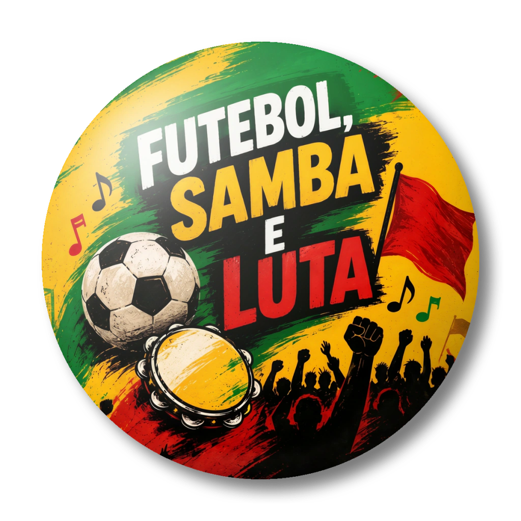Broche Futebol, Samba e Luta 1