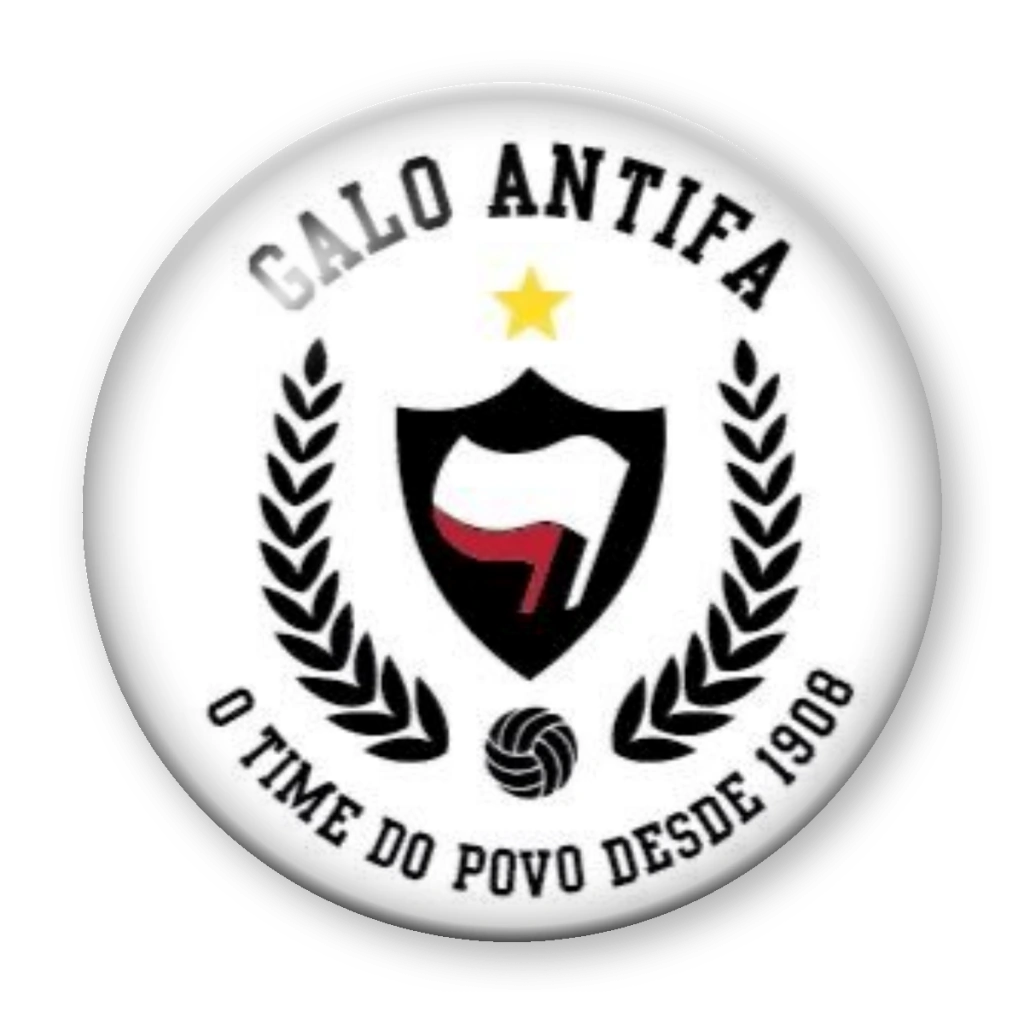 Broche Galo Antifa — O Time do Povo