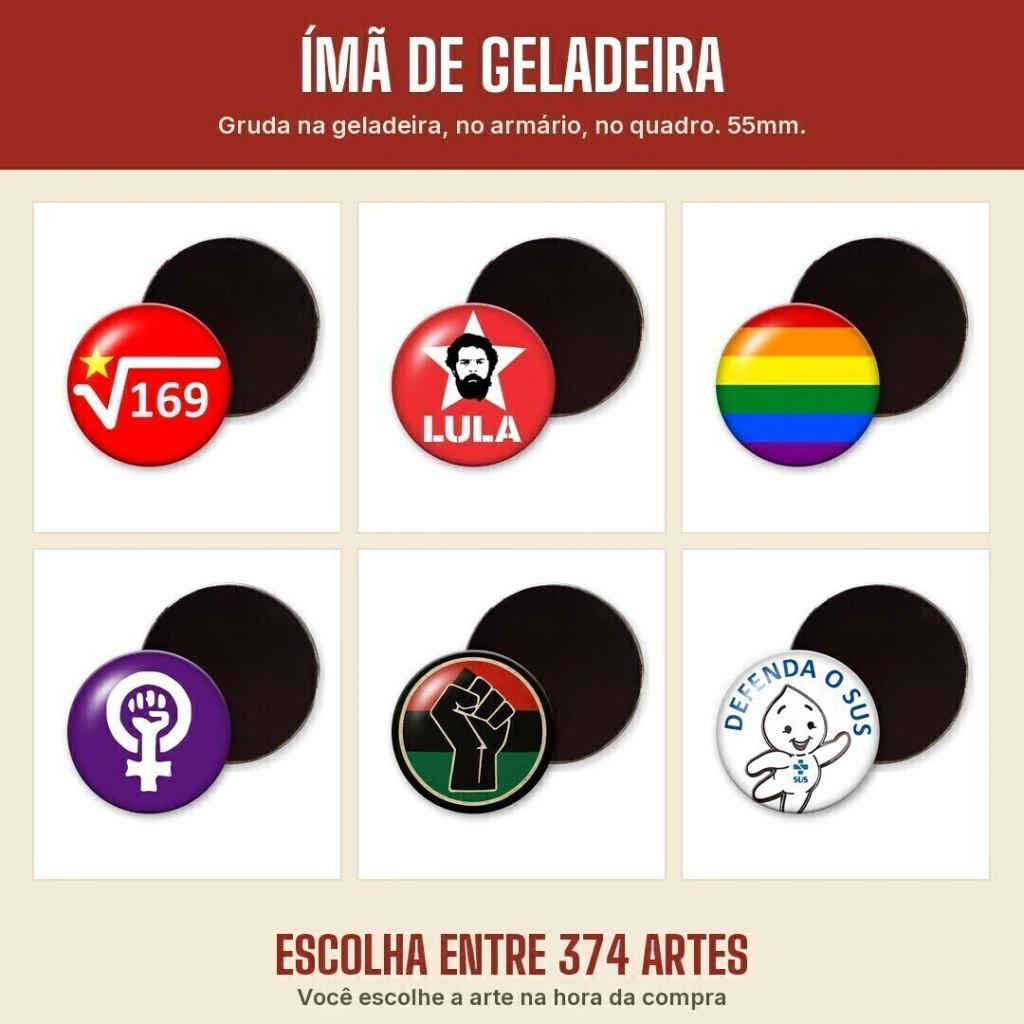 Ímã Coleção Vermelha