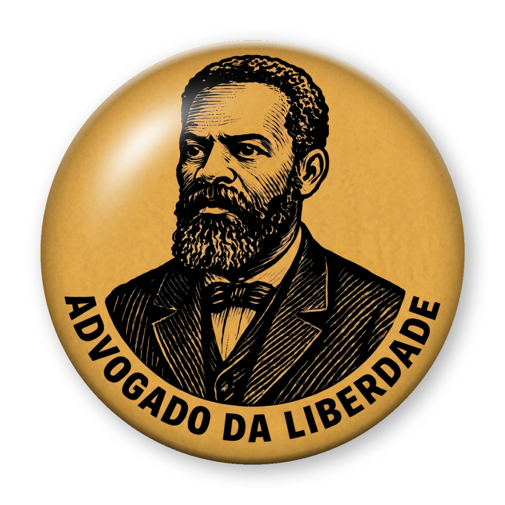 Broche Luiz Gama (Advogado da Liberdade)