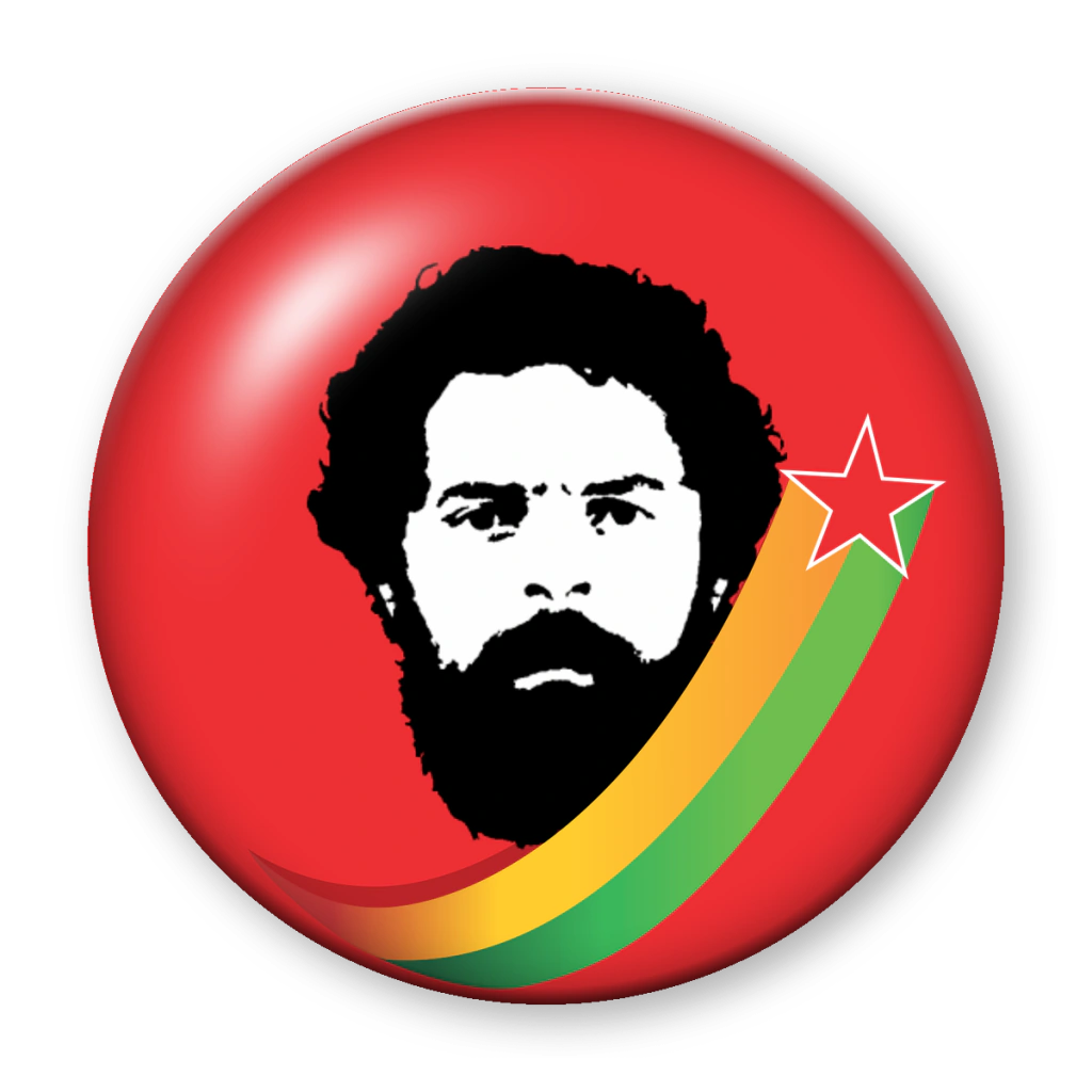 Broche Lula 1980's do Brasil