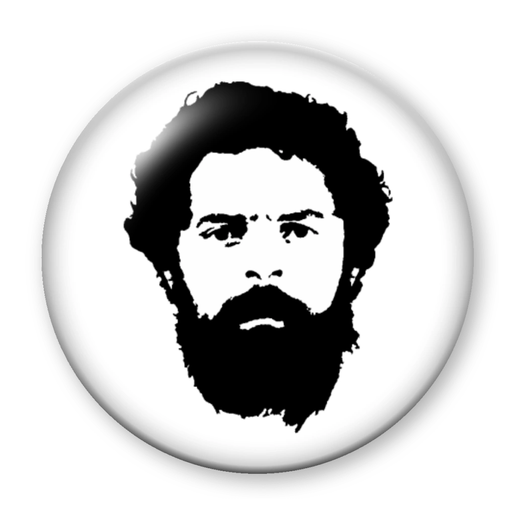 Broche Lula clássico (branco)