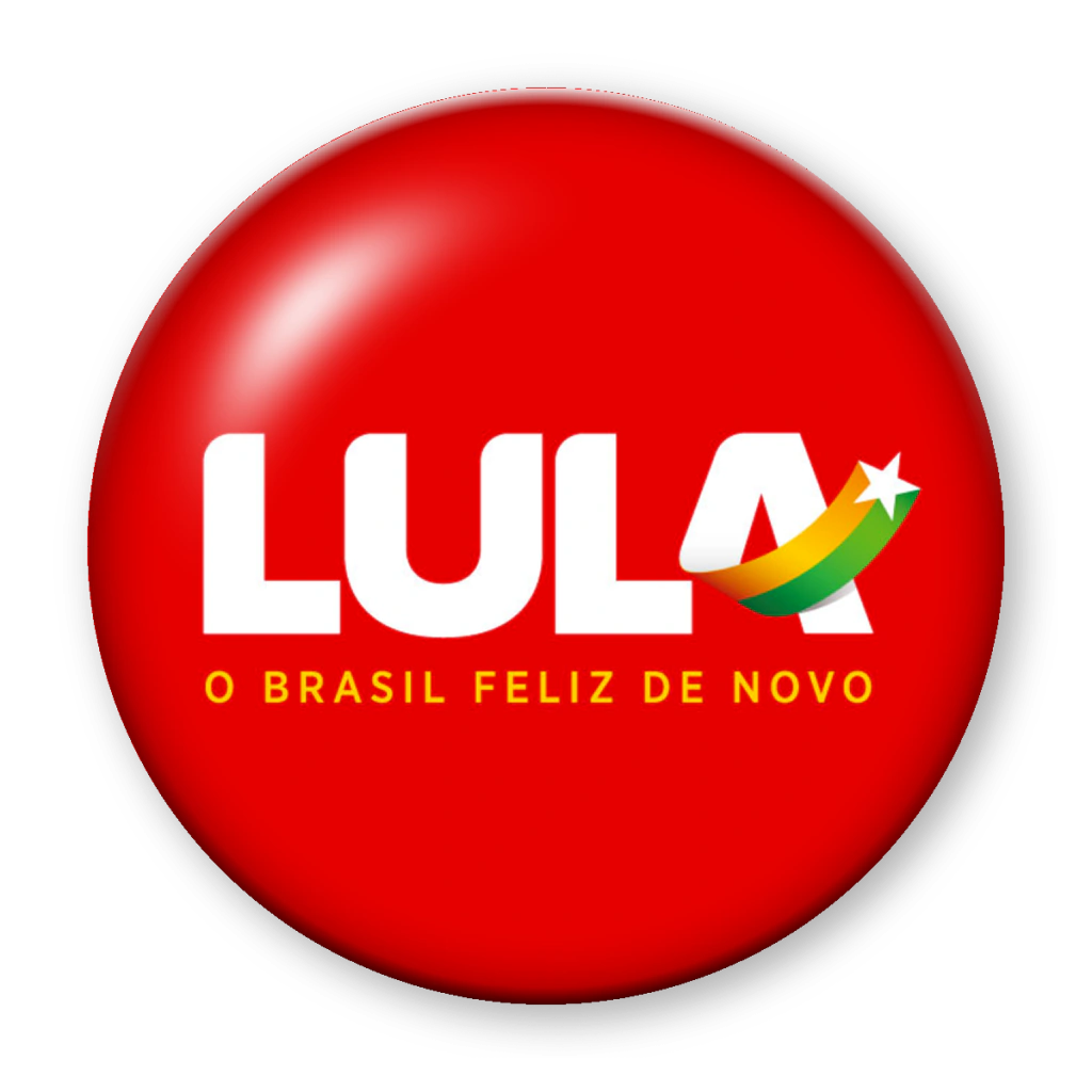 Broche Lula — O Brasil Feliz de Novo