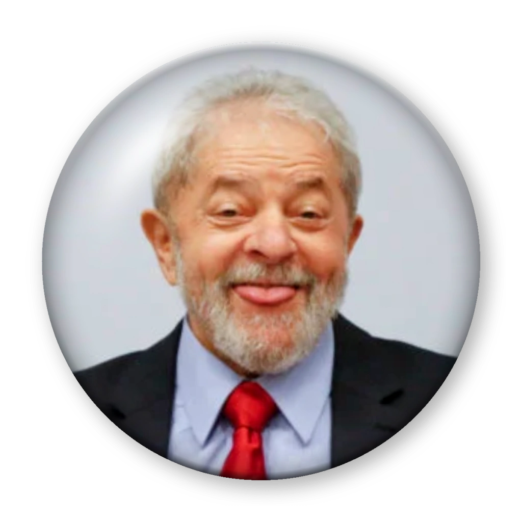 Broche Lula Retrato