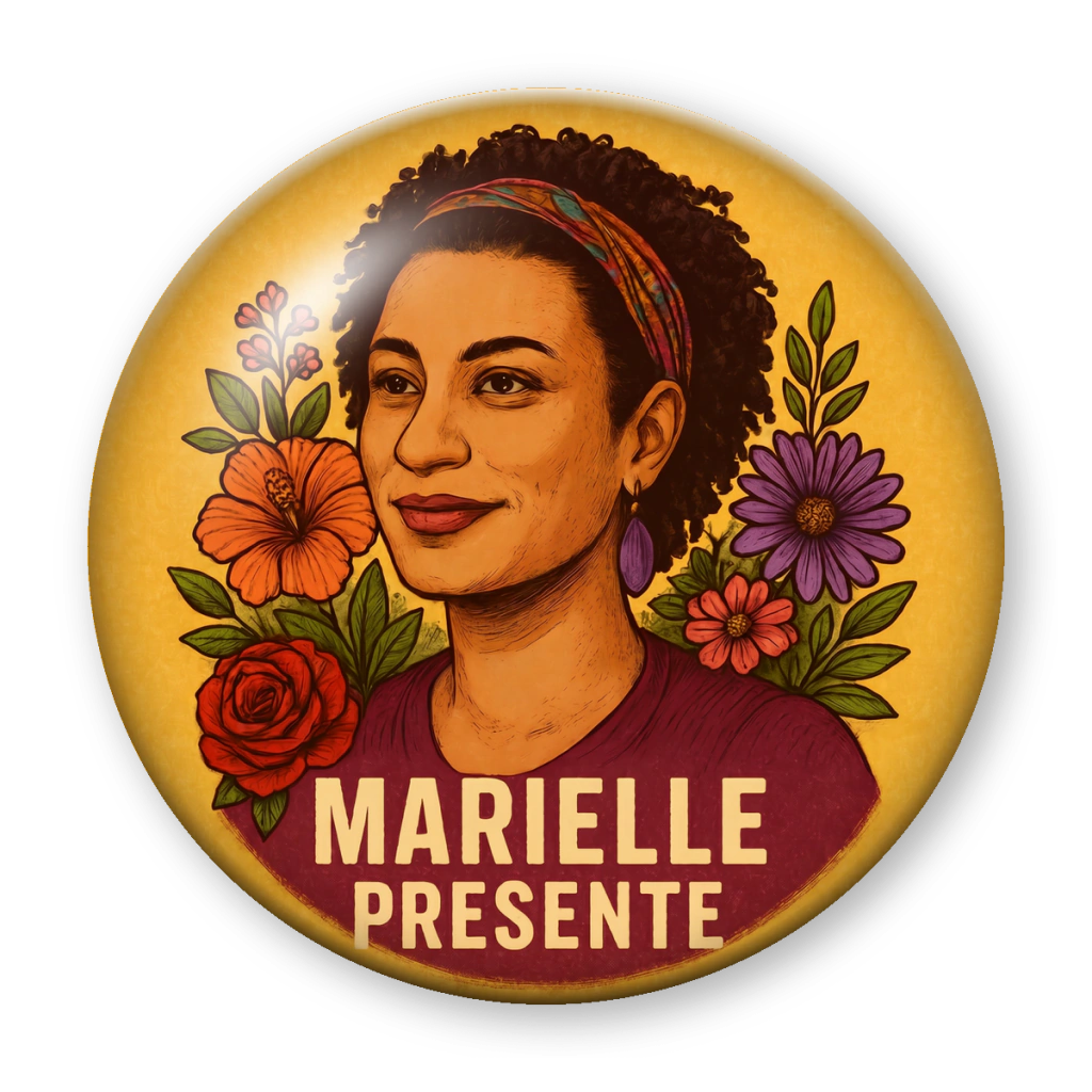 Broche Marielle Presente (flores)