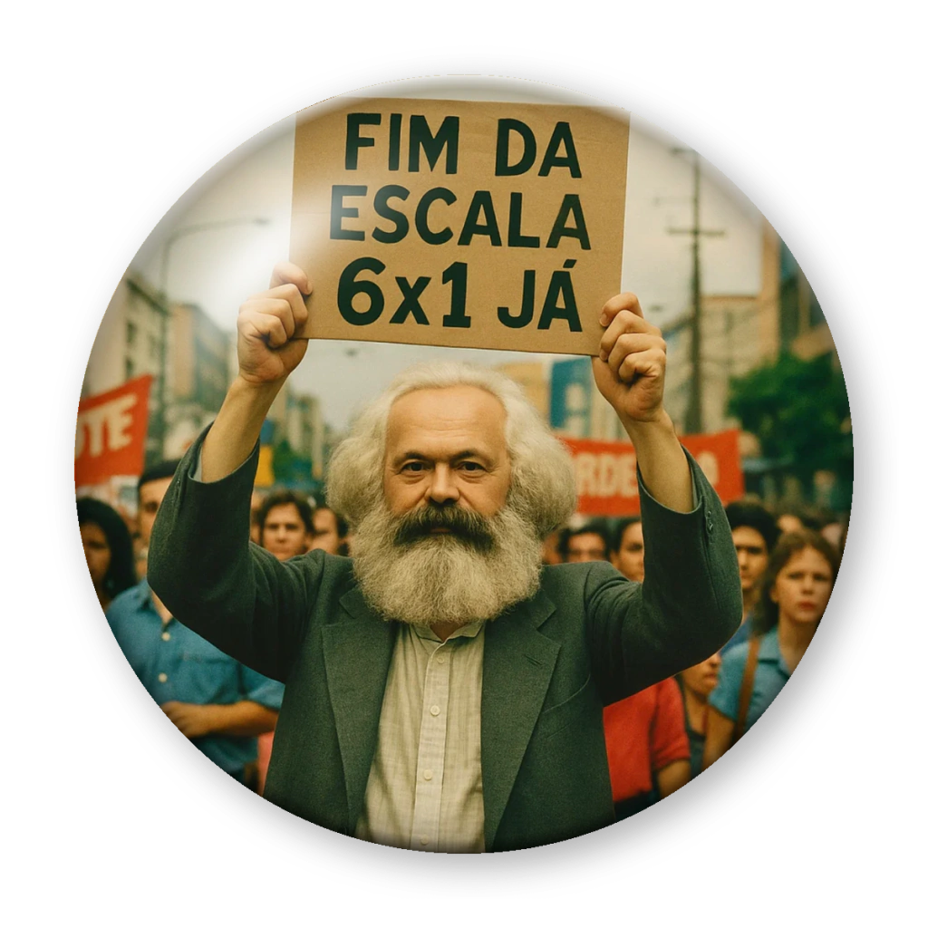 Broche Marx Contra a Escala 6x1
