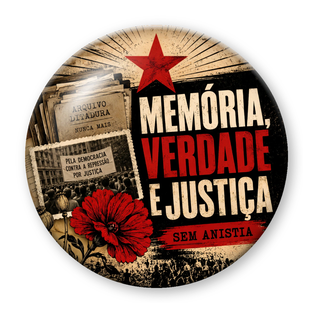 Broche Memória, Verdade e Justiça