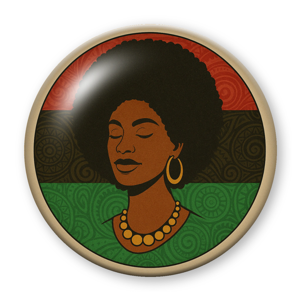 Broche Mulher Negra Ancestral