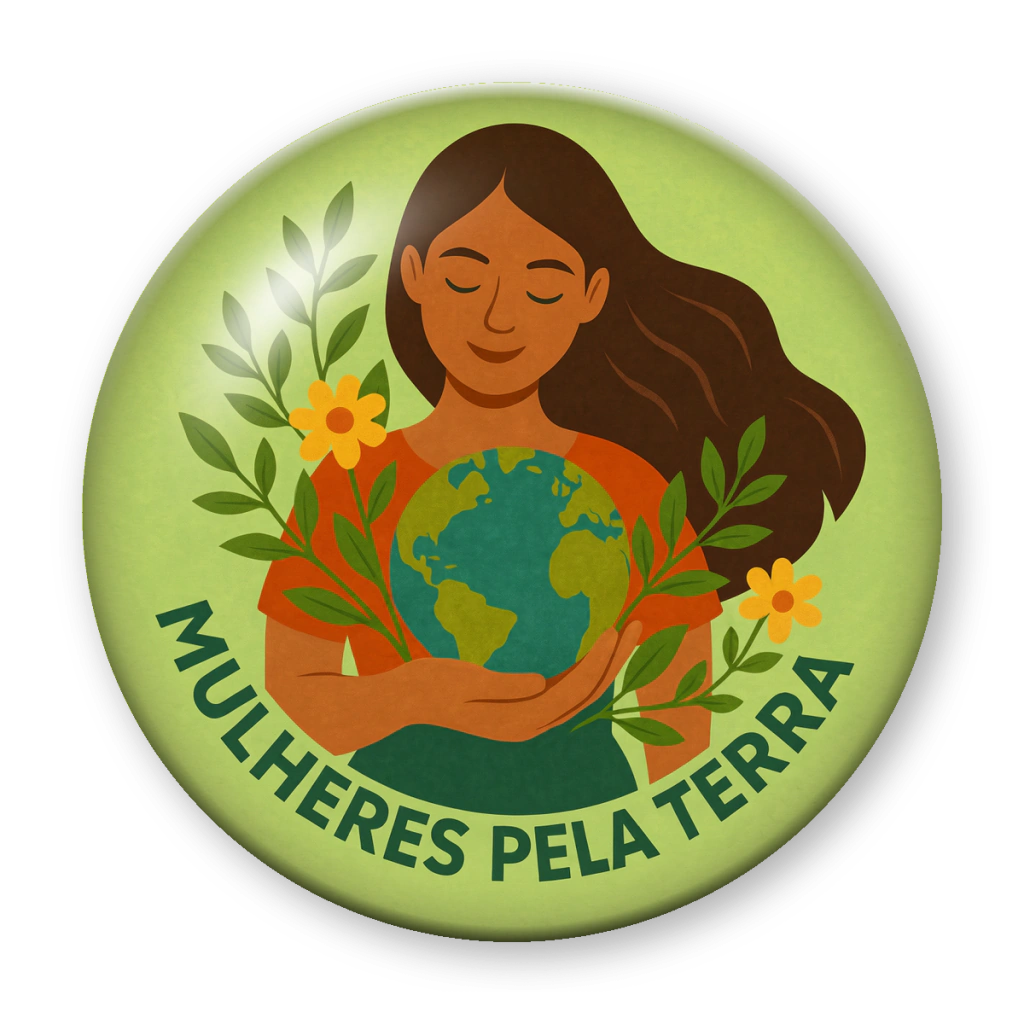 Broche Mulheres pela Terra