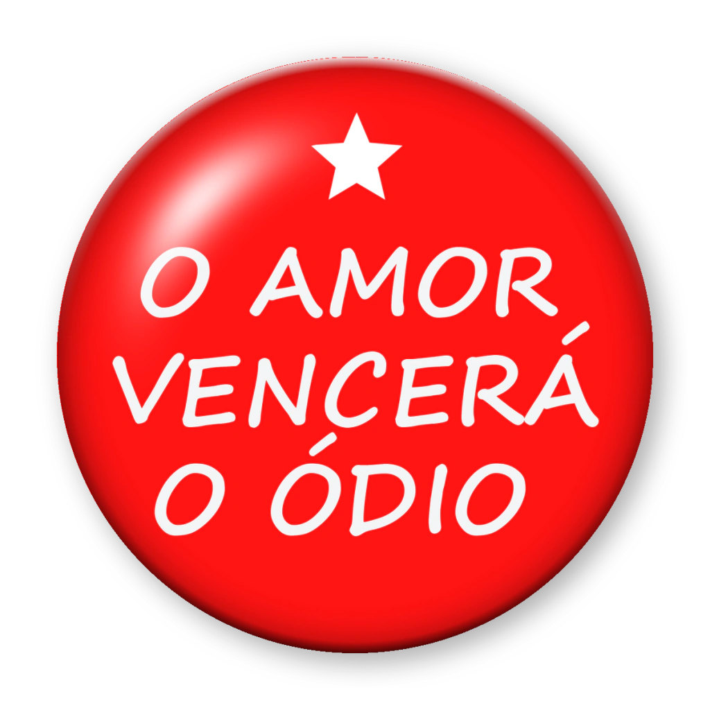 Broche O Amor Vencerá o Ódio