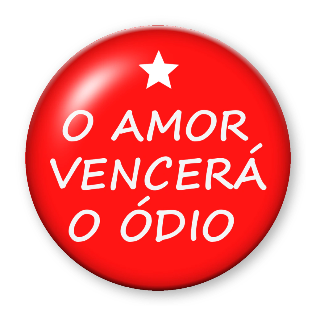 Broche O Amor Vencerá o Ódio