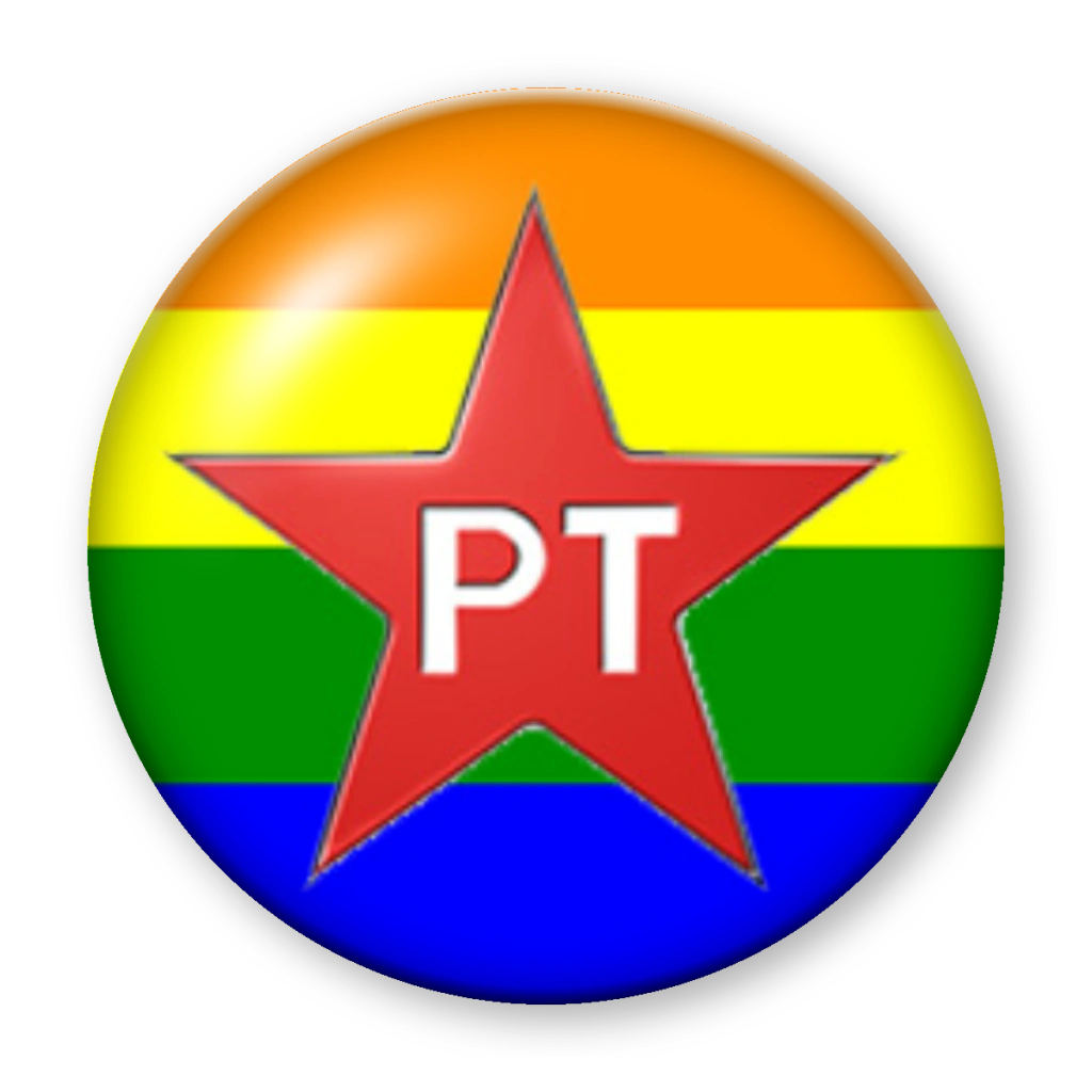 Broche PT (arco-íris)