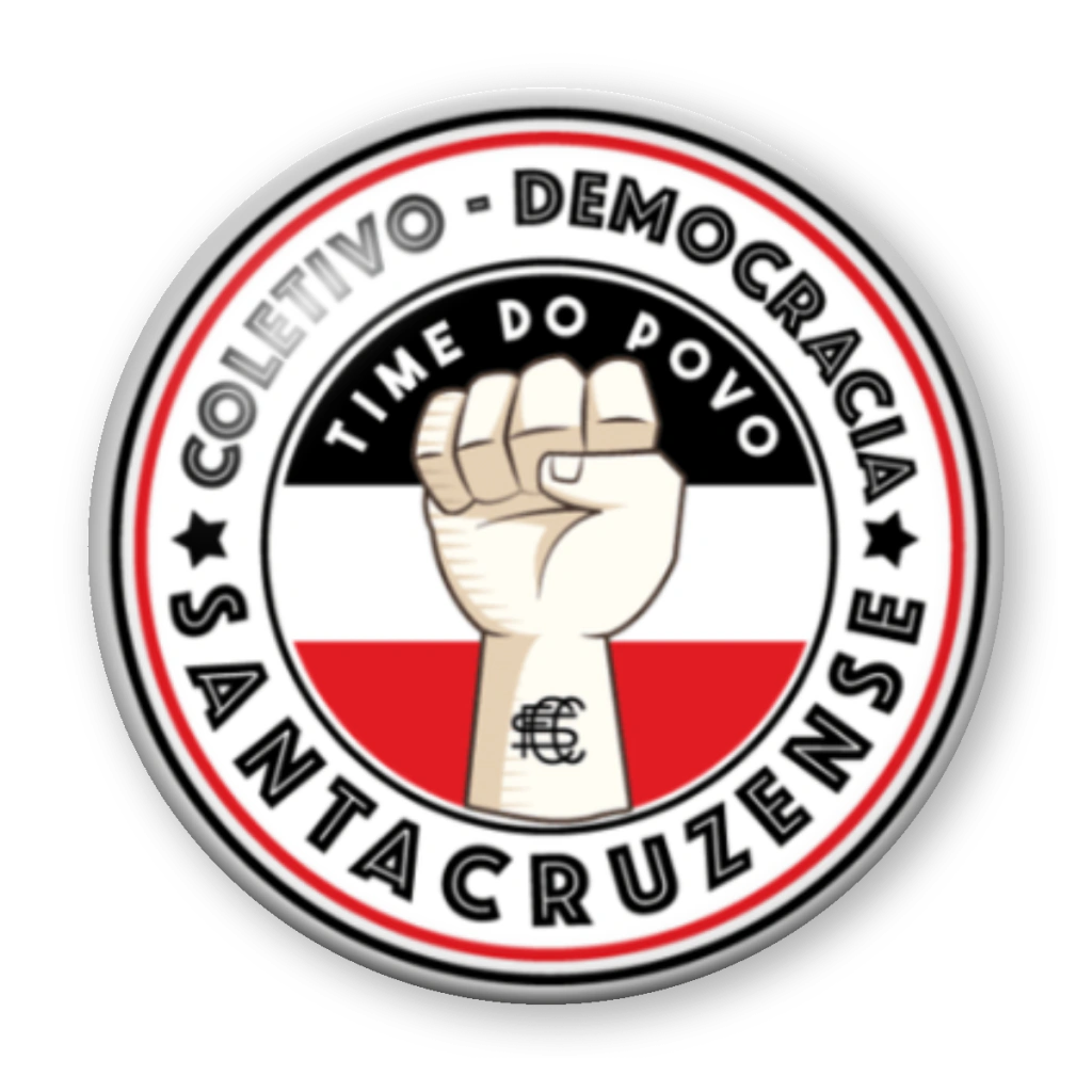 Broche Santa Cruz Antifascista (Coletivo Democracia Santacruzense)