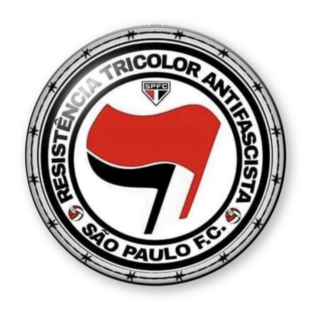 Broche São Paulo Antifascista (Resistência Tricolor)