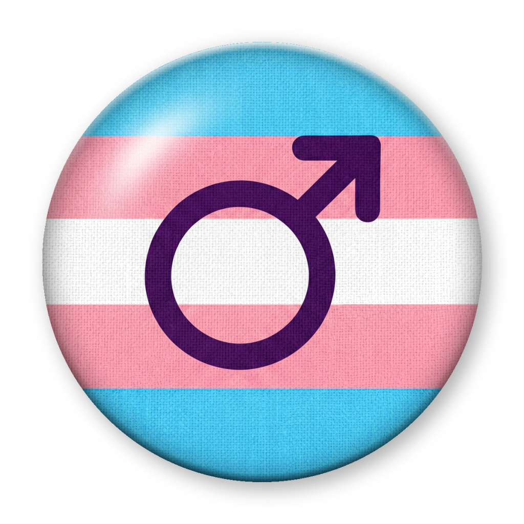 Broche Símbolo Trans Masculino