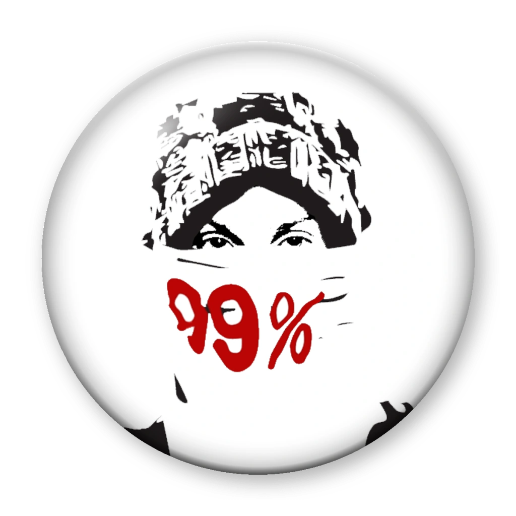 Broche Somos os 99%