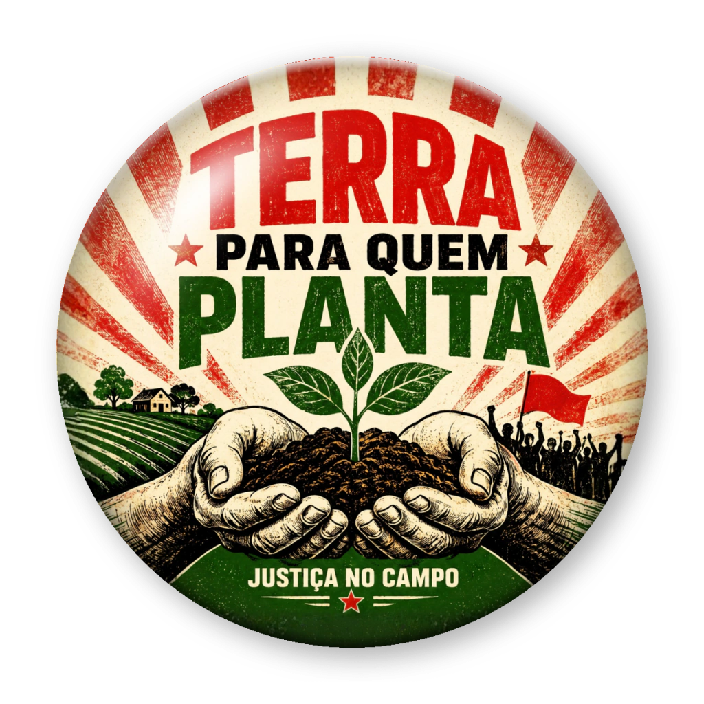 Broche Terra para Quem Planta