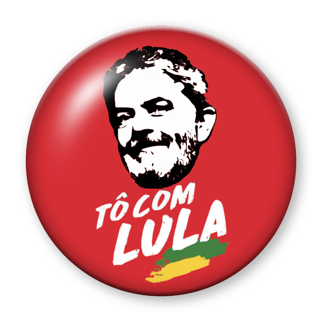Broche Tô com Lula