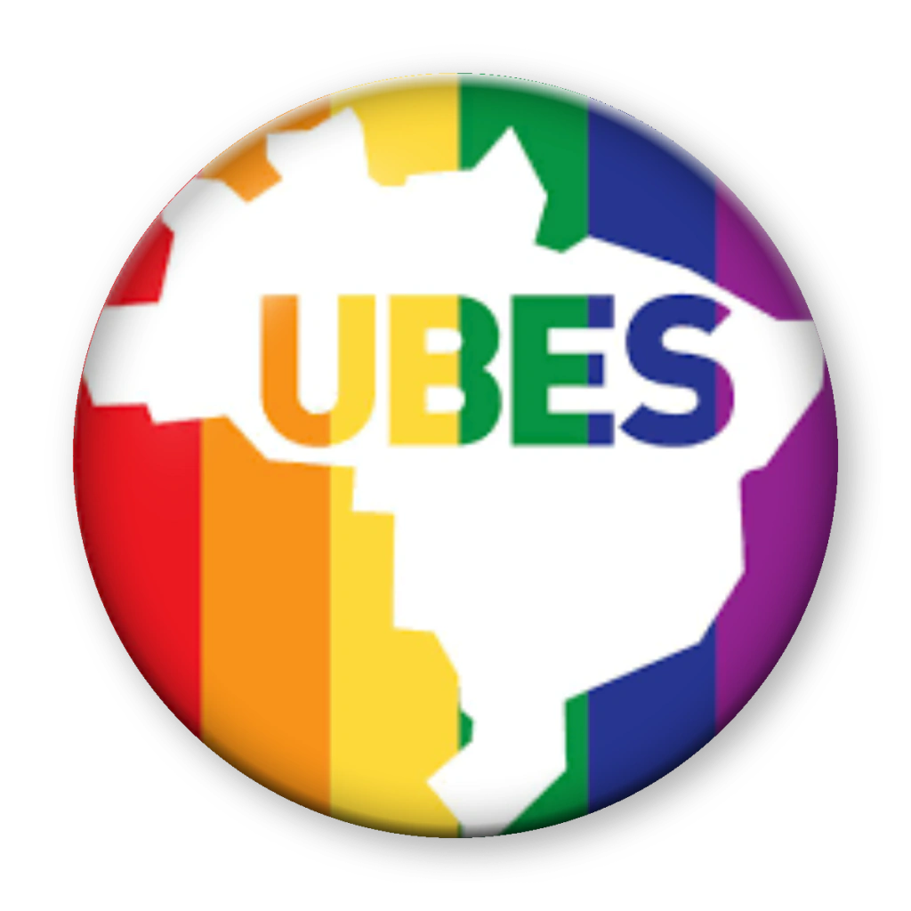 Broche UBES (arco-íris)