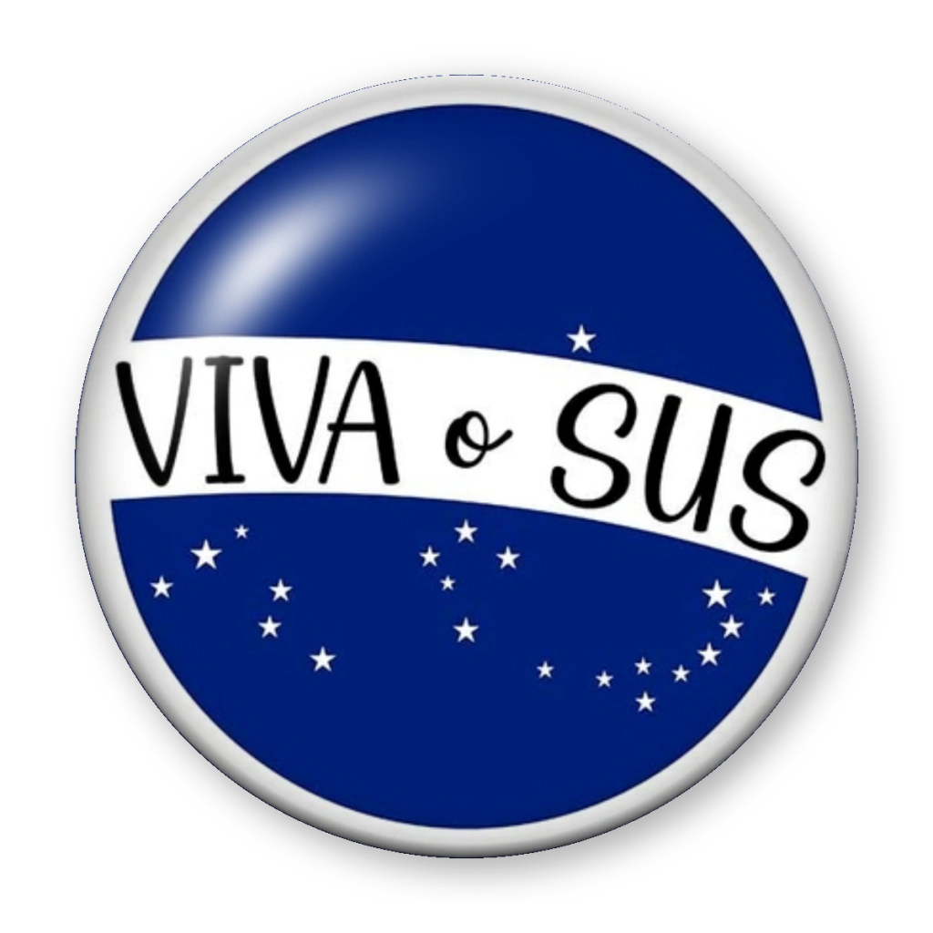 Broche Viva o SUS (bandeira)